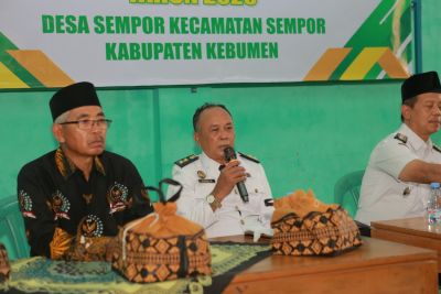 sambutan dan arahan pak kades