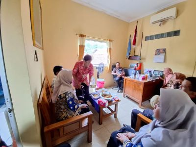 Proses Monev oleh team kecamatan
