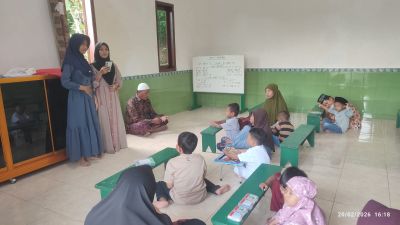 Semarak Ramadhan, Takmir Masjid Al-Ikhlas Karangjoho Gelar Lomba Mewarnai dan Buka Bersama