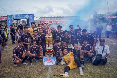 TIM SEPAK BOLA DESA SEMPOR JUARA PATRIOT MUDA CUP III